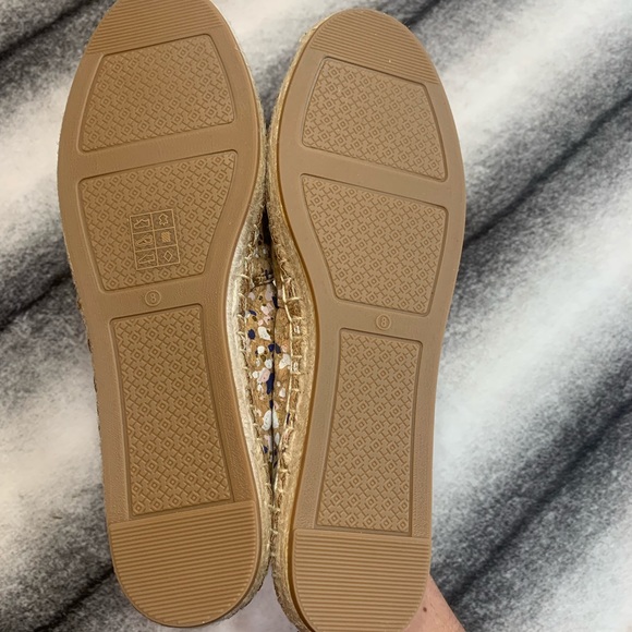 { Tory Burch } Ines Espadrille New Ivory Confetti - Picture 7 of 8